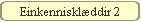 Einkennisklddir 2